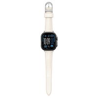 Odinė smėlio spalvos apyrankė Apple Watch 45–49 mm AmazingThing