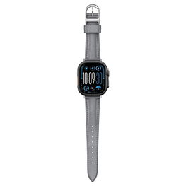 Odinė pilka laikrodžio apyrankė Apple Watch 45–49 mm AmazingThing