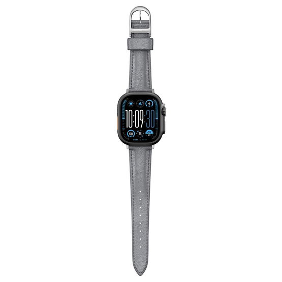 Odinė pilka laikrodžio apyrankė Apple Watch 45–49 mm AmazingThing