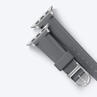 Odinė pilka laikrodžio apyrankė Apple Watch 45–49 mm AmazingThing