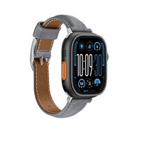 Odinė pilka laikrodžio apyrankė Apple Watch 45–49 mm AmazingThing