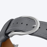Odinė pilka laikrodžio apyrankė Apple Watch 45–49 mm AmazingThing