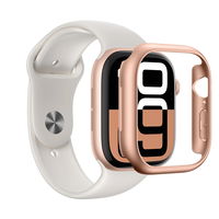 Apsauginis rožinio aukso Apple Watch 46mm dėklas AmazingThing