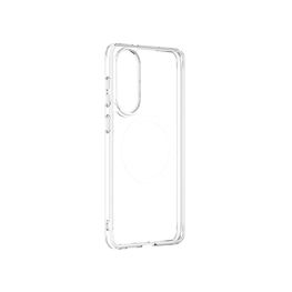 Permatomas telefono dėklas su magnetiniu žiedu Samsung Galaxy S25 Edge