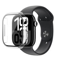 Permatomas stiklinis dėklas Apple Watch 46mm apsaugai AmazingThing
