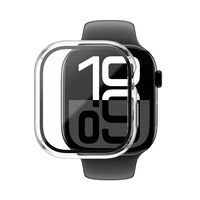 Permatomas stiklinis dėklas Apple Watch 46mm apsaugai AmazingThing