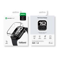 Permatomas stiklinis dėklas Apple Watch 46mm apsaugai AmazingThing