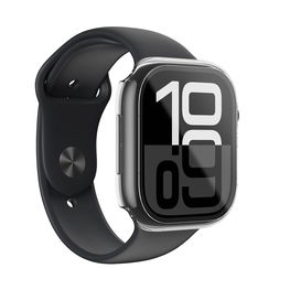 Permatomas stiklinis dėklas Apple Watch 46mm apsaugai AmazingThing