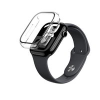 Permatomas stiklinis dėklas Apple Watch 46mm apsaugai AmazingThing