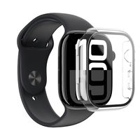Permatomas stiklinis dėklas Apple Watch 46mm apsaugai AmazingThing