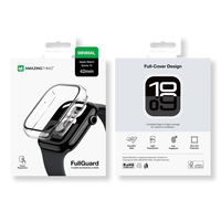 Permatomas stiklinis dėklas Apple Watch 42mm apsaugai AmazingThing