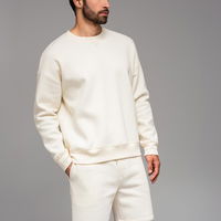 Unisex kreminis laisvalaikio kostiumas poroms iš medvilnės