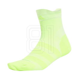 Bėgimo kojinės šviesiai žalios kvėpuojančios Adidas