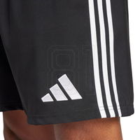 Vyriški juodi sportiniai šortai treniruotėms iš lengvo audinio Adidas