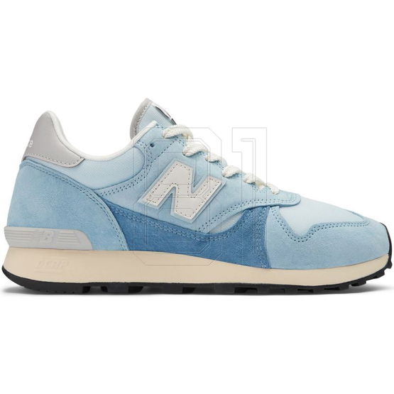 Vyriški šviesiai mėlyni laisvalaikio batai su zomšos intarpais New Balance (SW1527988)