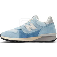 Vyriški šviesiai mėlyni laisvalaikio batai su zomšos intarpais New Balance (SW1527988)