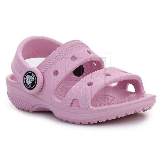 Vaikiškos rožinės sandalės vasarai su dirželiu Crocs (SW837308)
