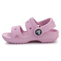 Vaikiškos rožinės sandalės vasarai su dirželiu Crocs (SW837308)