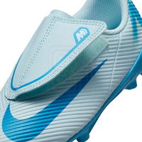Vaikiški šviesiai mėlyni futbolo batai dirbtinei dangai su lipuku Nike (SW1528104)