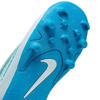 Vaikiški šviesiai mėlyni futbolo batai dirbtinei dangai su lipuku Nike (SW1528104)