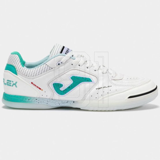 Futbolo bateliai salėms balti su guma Joma Top Flex (SW1528200)
