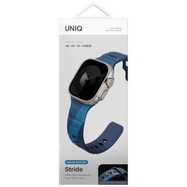 Mėlyna guminė sportinė apyrankė Apple Watch 44–49 mm Uniq