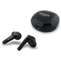 Belaidės juodos ausinės su mikrofonu Guess TWS