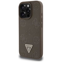 Rudos spalvos iPhone 16 Pro dėklas su MagSafe funkcija Guess