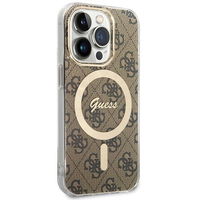 Skaidrus MagSafe dėklas iPhone 15 Pro telefonui Guess