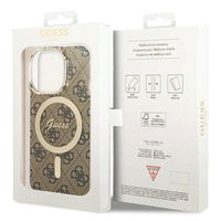 Skaidrus MagSafe dėklas iPhone 15 Pro telefonui Guess