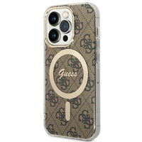 Skaidrus MagSafe dėklas iPhone 15 Pro telefonui Guess