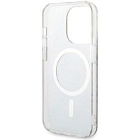 Skaidrus MagSafe dėklas iPhone 15 Pro telefonui Guess