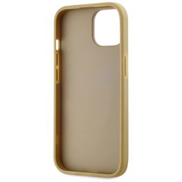 Auksinis iPhone 15 dėklas su metalo efektu Karl Lagerfeld