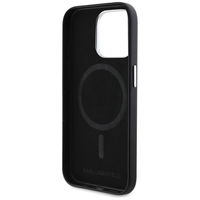iPhone 15 Pro Max juodas dėklas su MagSafe funkcija Karl Lagerfeld