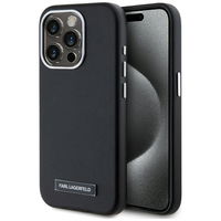iPhone 15 Pro Max juodas dėklas su MagSafe funkcija Karl Lagerfeld