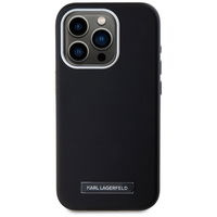 iPhone 15 Pro Max juodas dėklas su MagSafe funkcija Karl Lagerfeld