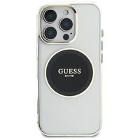 Skaidrus MagSafe dėklas iPhone 16 Pro Max su logotipu Guess