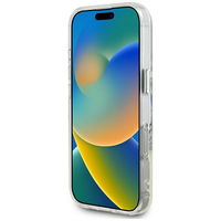 Skaidrus MagSafe dėklas iPhone 16 Pro Max su logotipu Guess