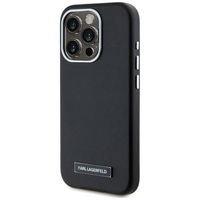Juodas iPhone 15 Pro dėklas su MagSafe funkcija Karl Lagerfeld