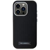 Juodas iPhone 15 Pro dėklas su MagSafe funkcija Karl Lagerfeld