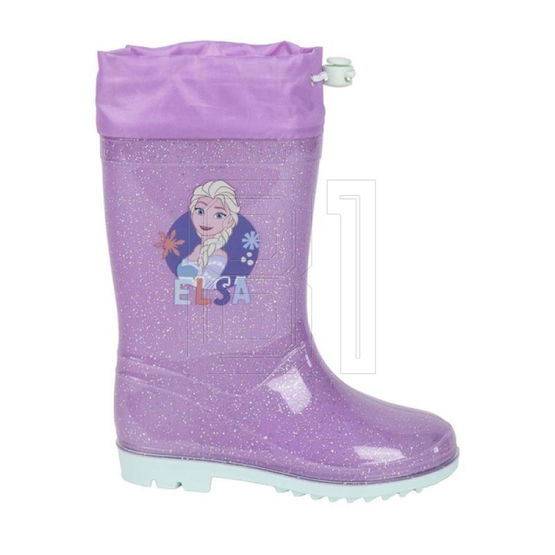 Vaikiški violetiniai lietaus batai su auliuku ir Frozen“ motyvu Cerda (SW1528724)