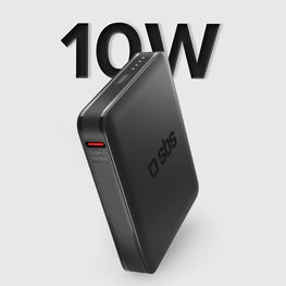 Išorinis įkroviklis 5000 mAh juodas greitam įkrovimui SBS