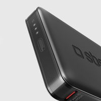Išorinis įkroviklis 5000 mAh juodas greitam įkrovimui SBS
