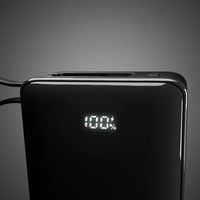 Išorinė baterija 20000 mAh su USB-C laidu ir ekranu SBS – juoda