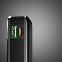 Išorinė baterija 10000 mAh su USB-C laidu ir ekranu SBS