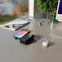 Išorinė baterija 10000 mAh su USB-C laidu ir ekranu SBS
