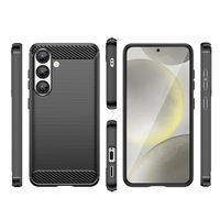 Telefono dėklas juodas silikoninis atsparus smūgiams Google Pixel 10 Pro XL