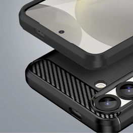 Telefono dėklas juodas silikoninis atsparus smūgiams Google Pixel 10 Pro XL