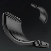 Telefono dėklas juodas silikoninis atsparus smūgiams Google Pixel 10 Pro XL