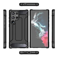 Apsauginis juodas hibridinis dėklas su amortizacija Xiaomi Redmi 14C